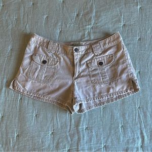 Girls Beige American Eagle shorts